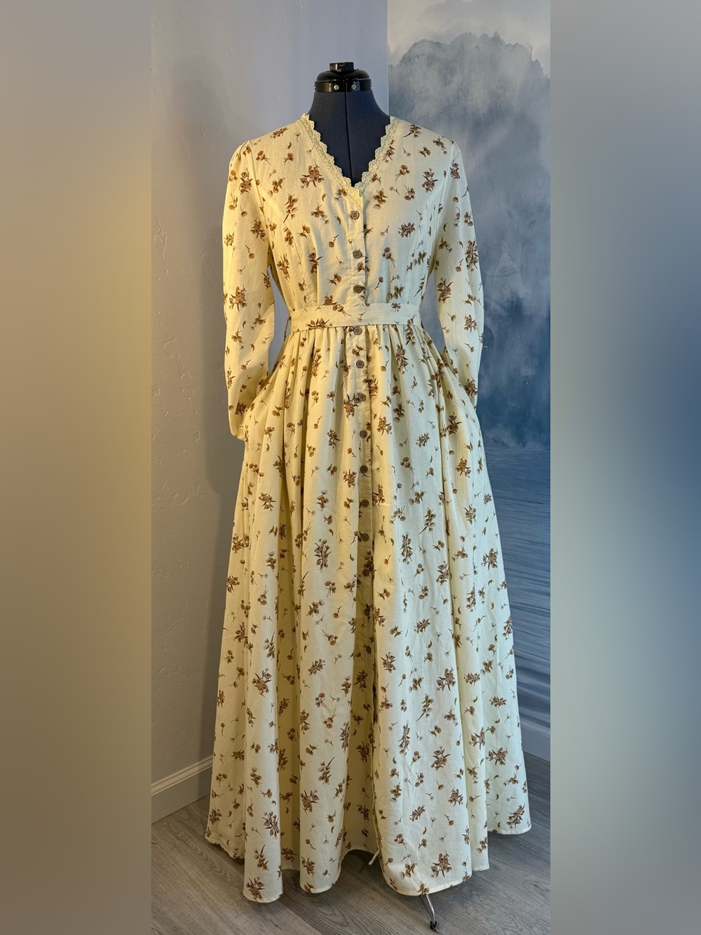 Women's Floral Button-Front Dress # 309
